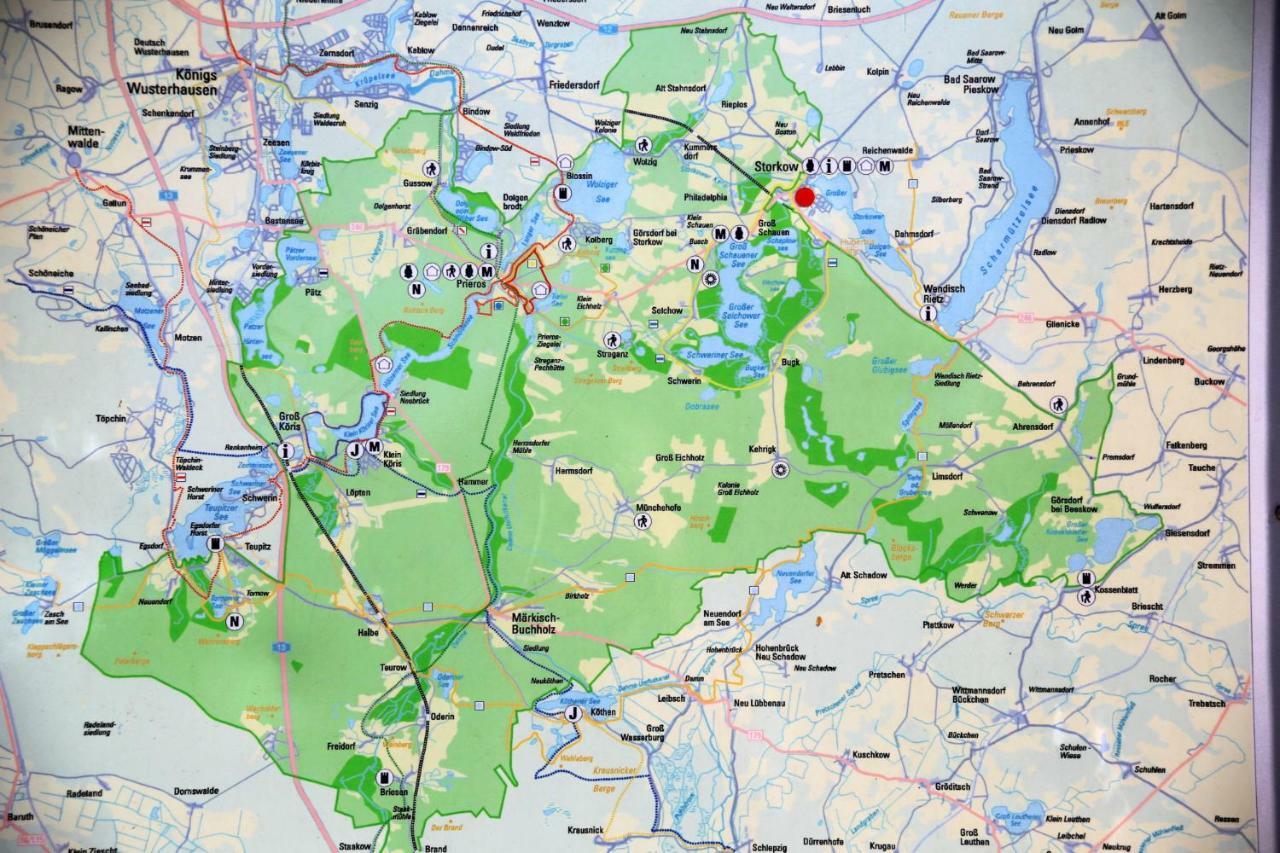 Mitten Im Seenland Und Spreewaldnah, Schoener Garten Storkow  Ngoại thất bức ảnh